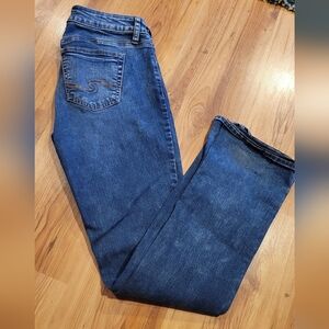 Silver Boot Cut Jeans